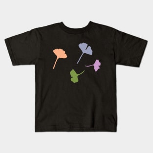 Ginkgo biloba leaves Kids T-Shirt